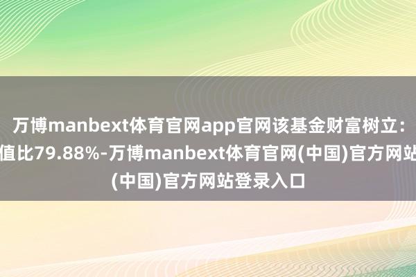 万博manbext体育官网app官网该基金财富树立：股票占净值比79.88%-万博manbext体育官网(中国)官方网站登录入口